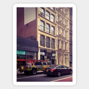 SoHo Street Buildings Manhattan New York City Sticker